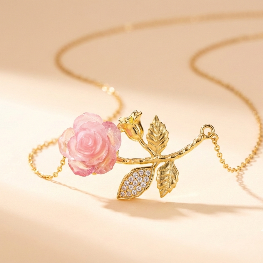 Z Rose Necklace