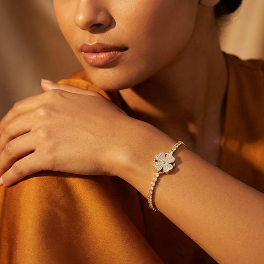 Shaddad Bracelet Hearts Gold Plated