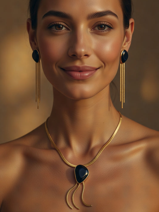 (Necklace & Hoop) Set ™️