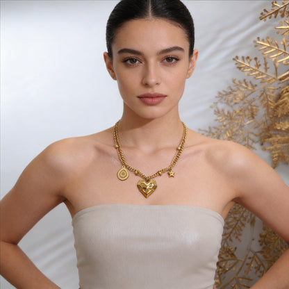 Glitter Heart Necklace ™️